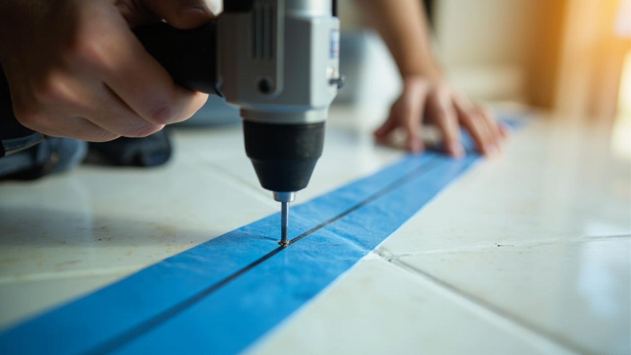 Outil pour percer carrelage sans casser  
Technique pour percer carrelage sans fissurer